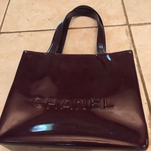 Chanel patent leather tote  give me offer